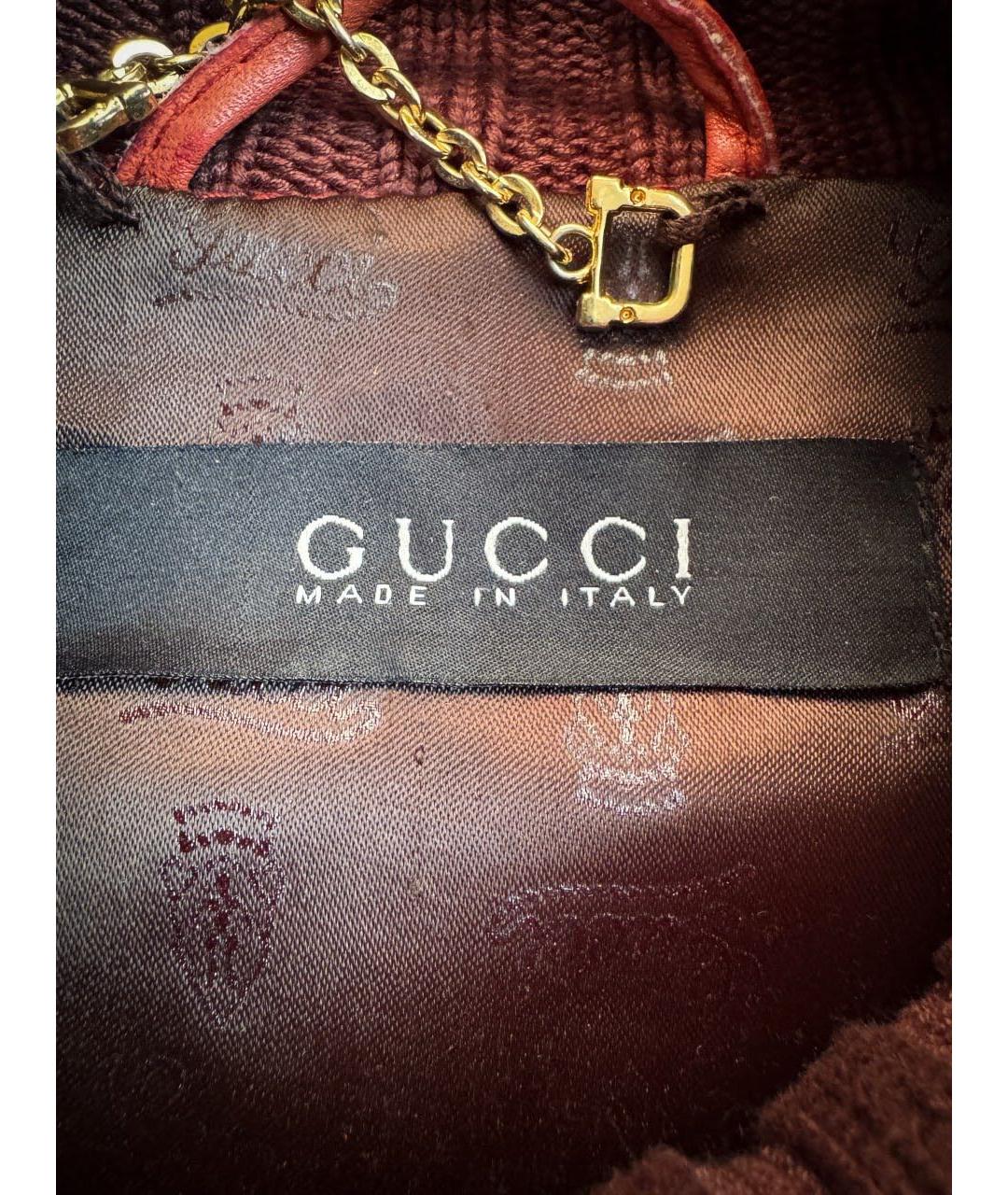 GUCCI Красная кожаная куртка, фото 7