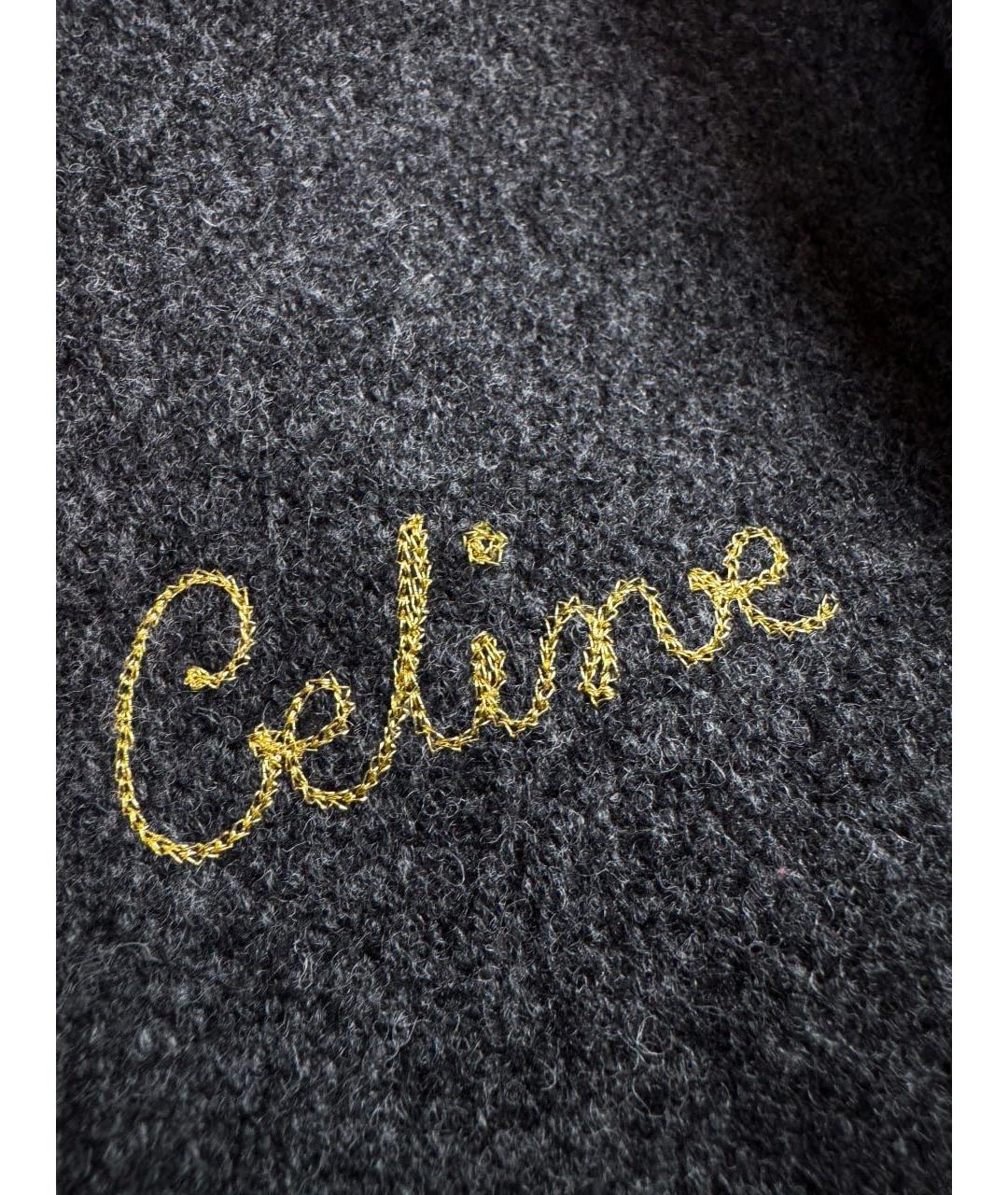 CELINE Серая шерстяная куртка, фото 7