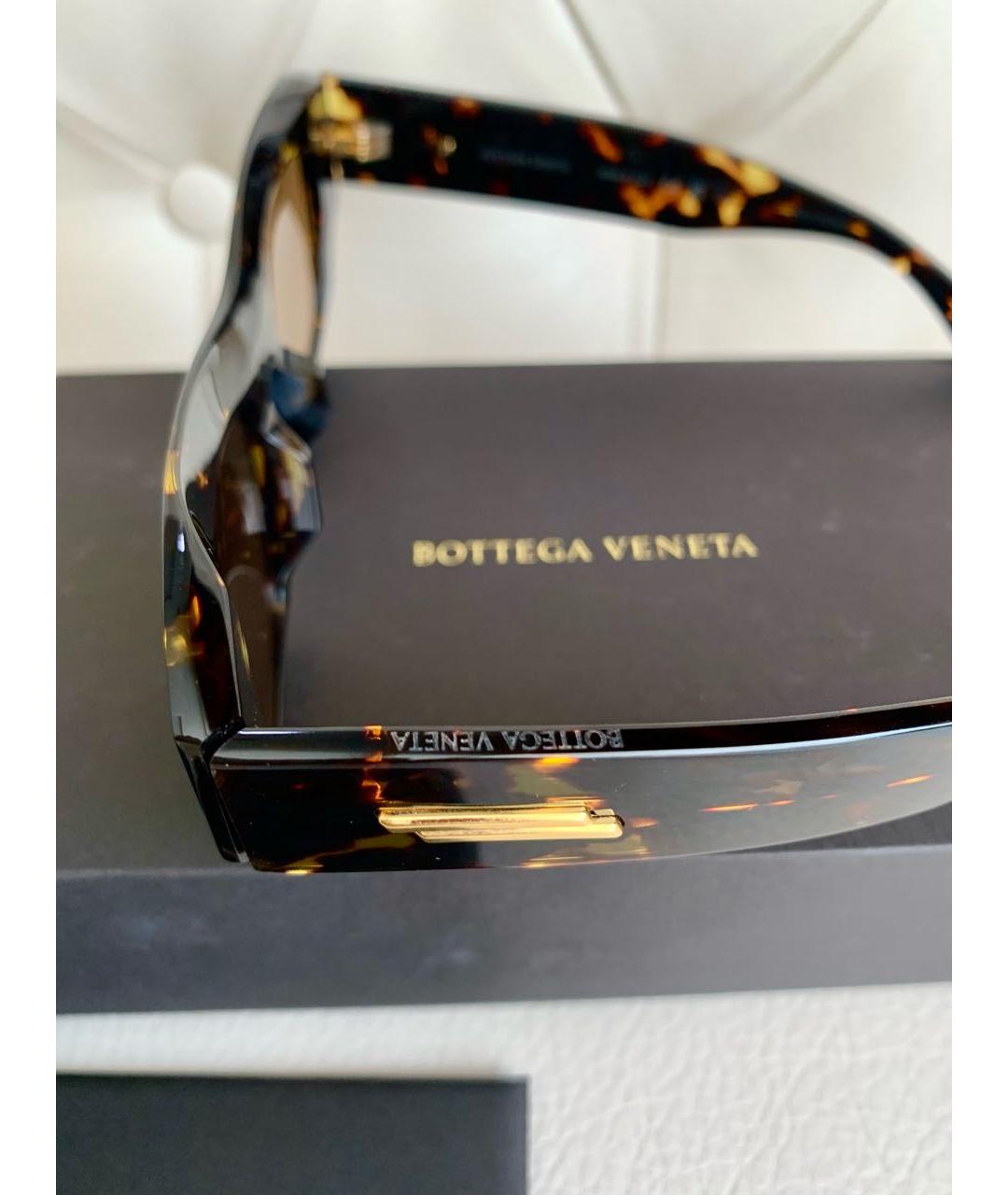 BOTTEGA VENETA Золотые солнцезащитные очки, фото 7