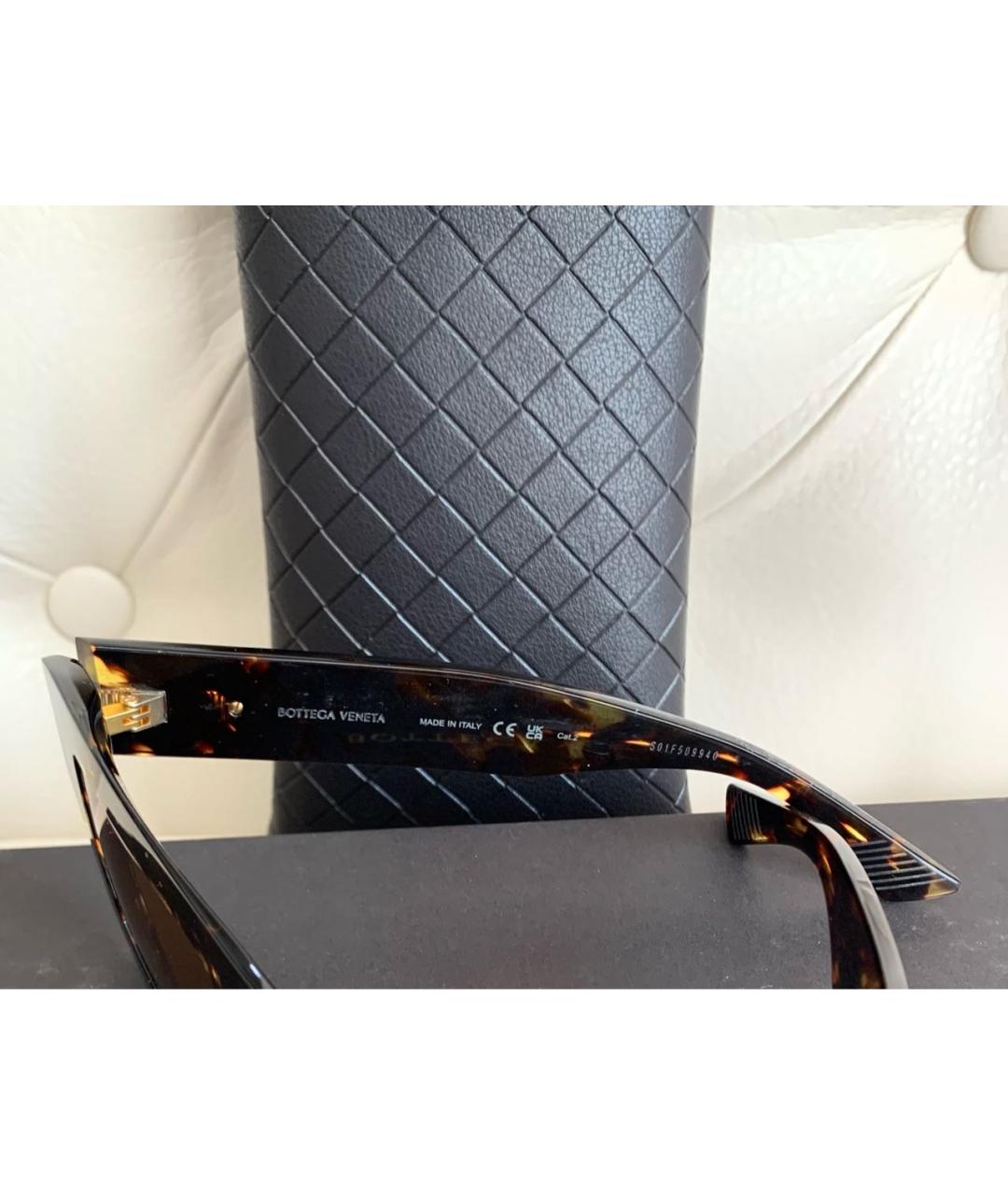 BOTTEGA VENETA Золотые солнцезащитные очки, фото 4