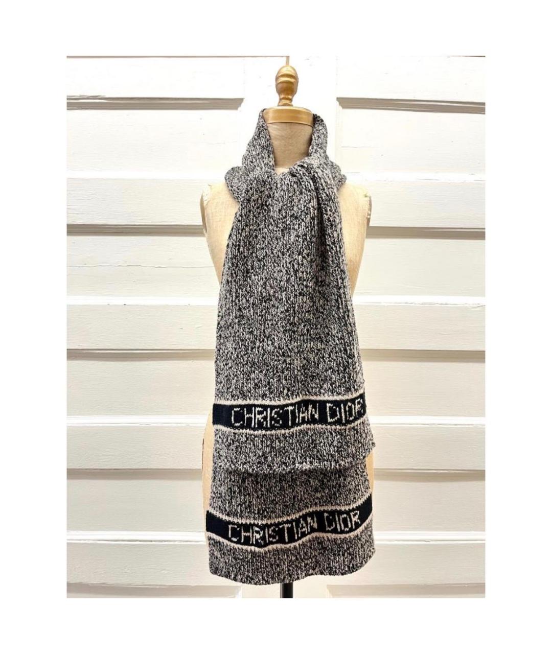 CHRISTIAN DIOR Мульти шарф, фото 2