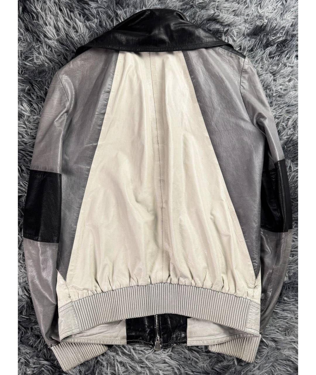 GUCCI Белая кожаная куртка, фото 2