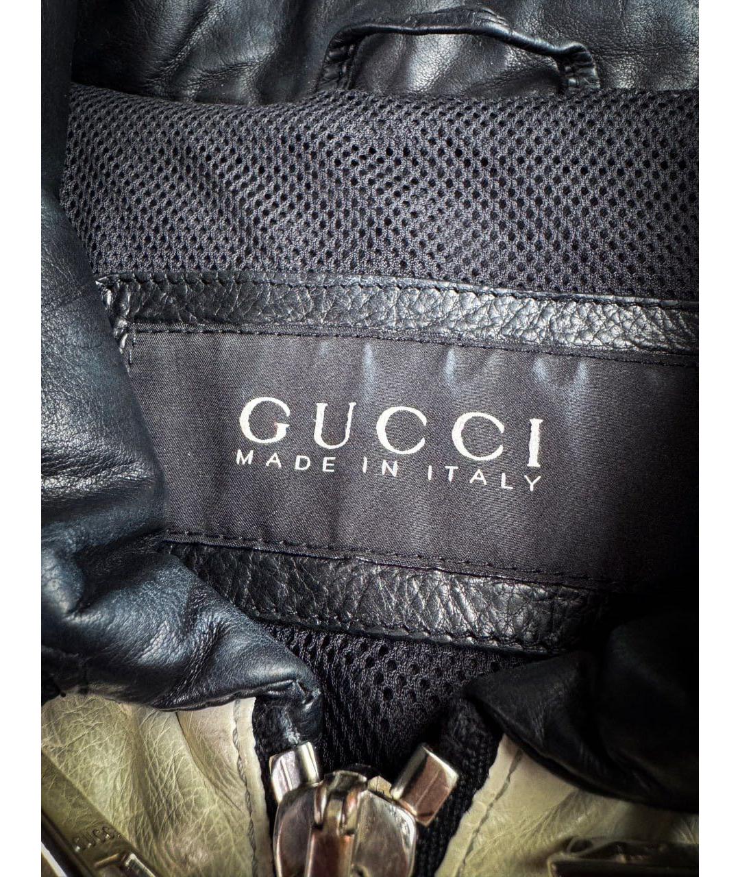 GUCCI Белая кожаная куртка, фото 5