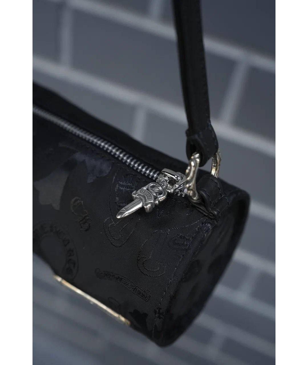 CHROME HEARTS Черная нейлоновая сумка с короткими ручками, фото 7