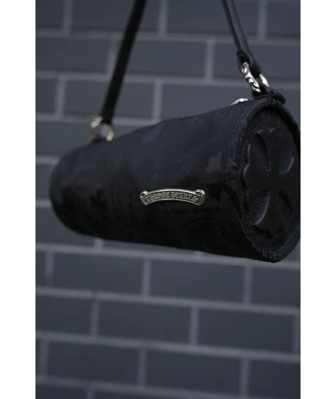 CHROME HEARTS Черная нейлоновая сумка с короткими ручками, фото 2