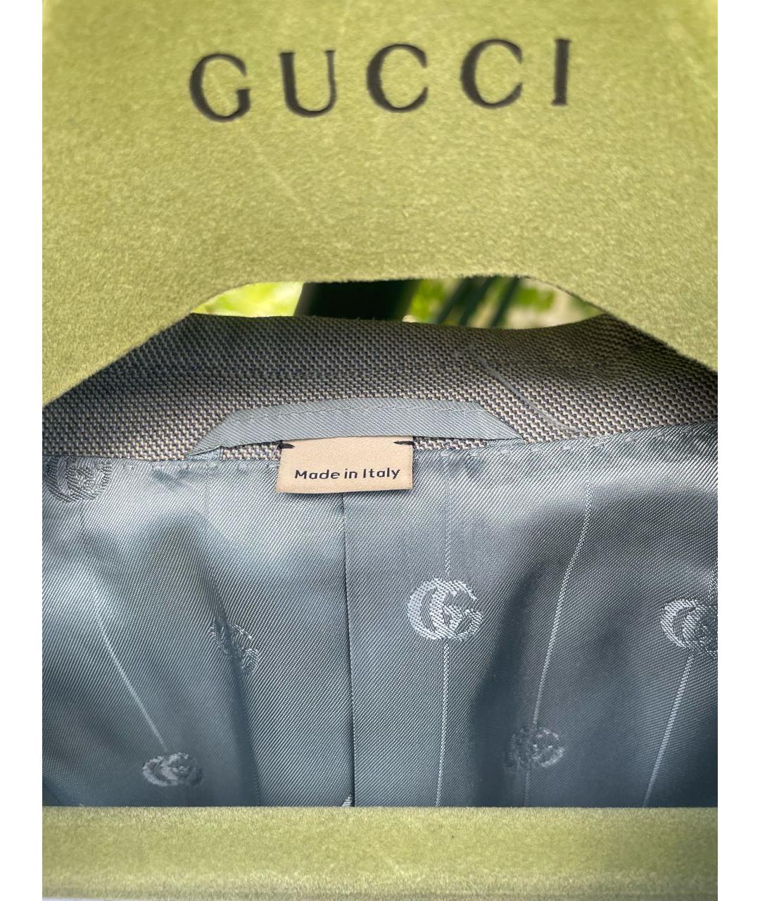 GUCCI Шерстяной костюм с брюками, фото 3