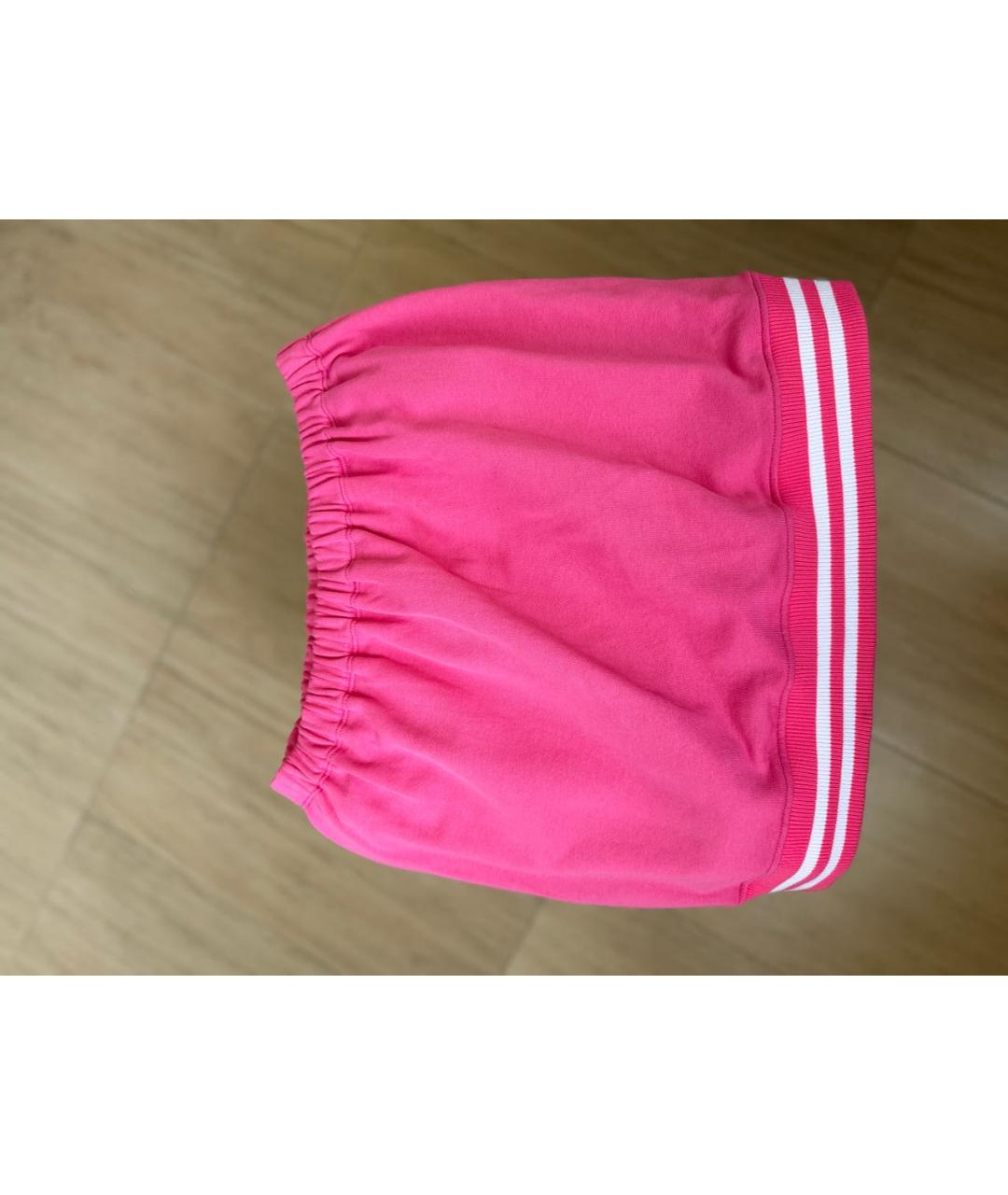 RED VALENTINO Розовый хлопковый костюм с юбками, фото 2