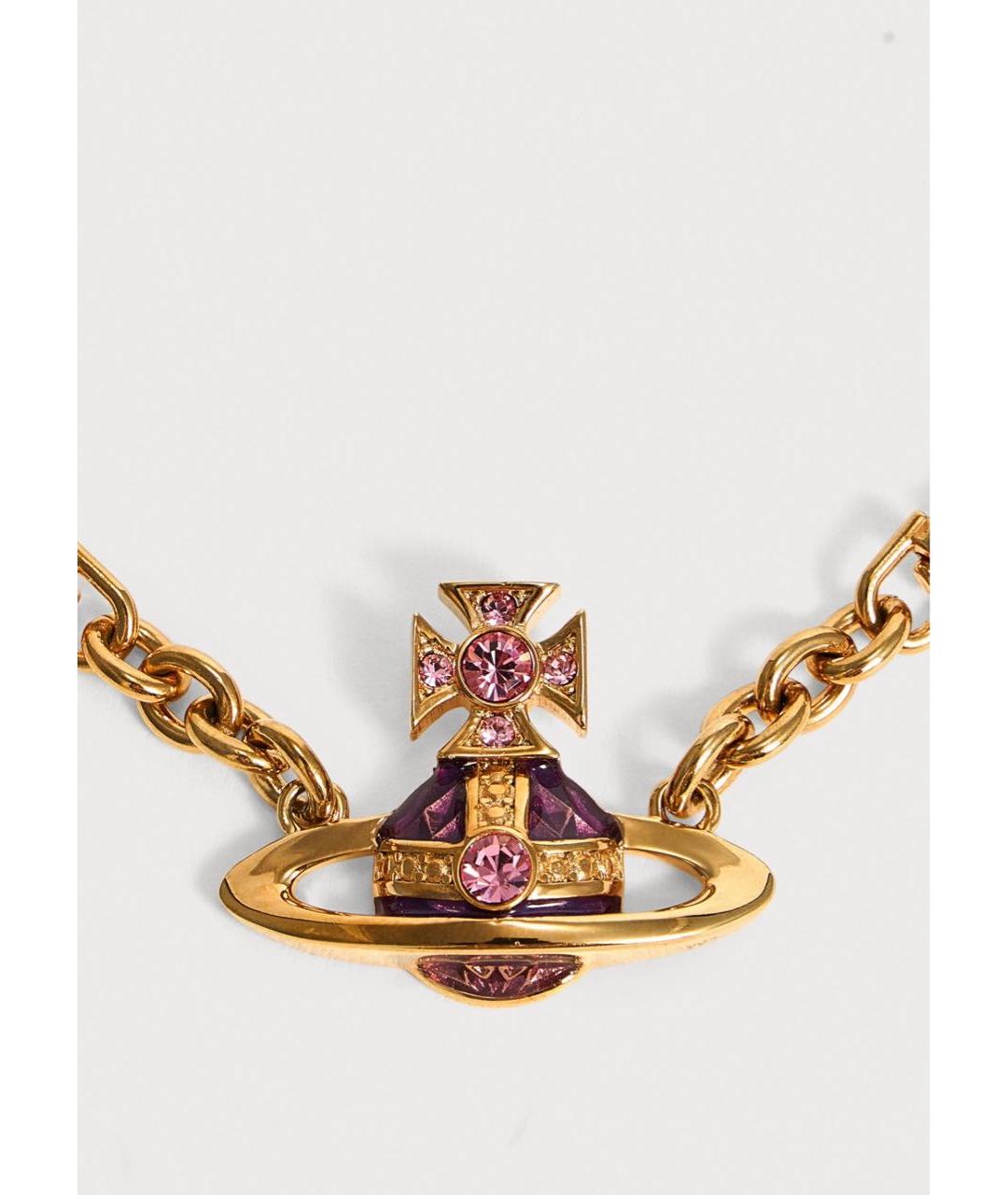 VIVIENNE WESTWOOD Золотой чокер, фото 3