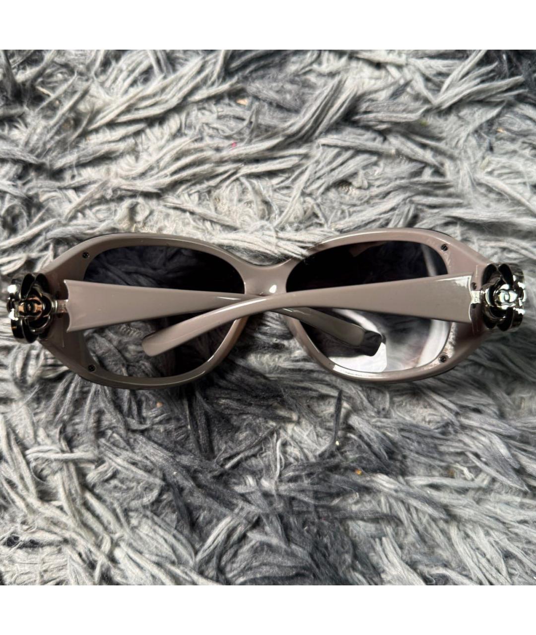CHANEL Черные пластиковые солнцезащитные очки, фото 2
