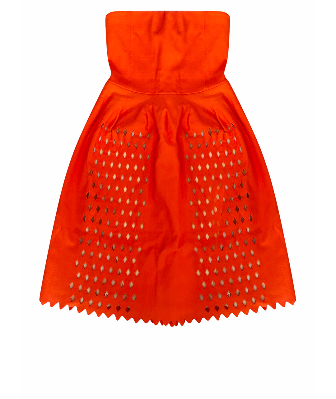 FENDI Оранжевое вискозное повседневное платье, фото 1