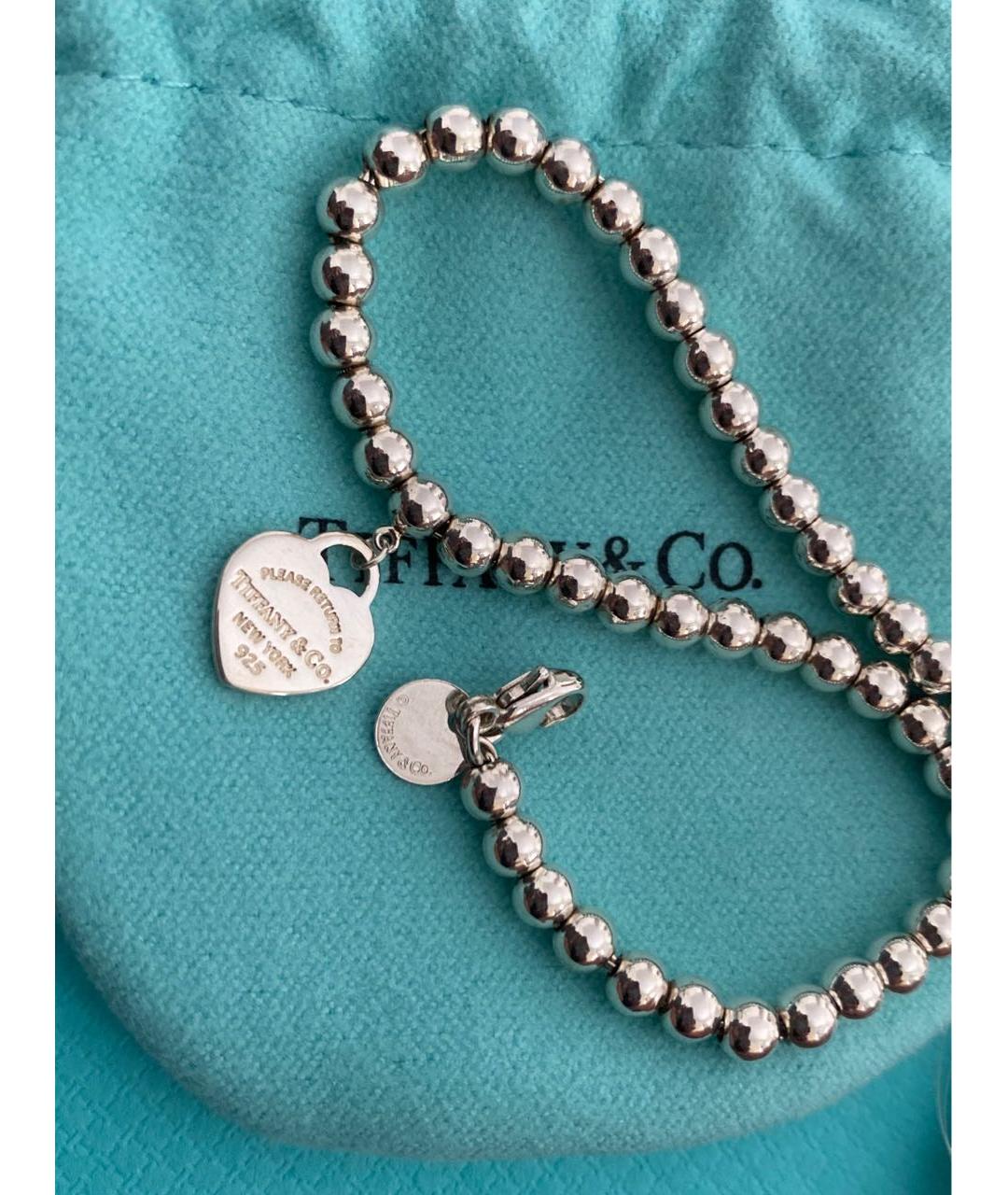 TIFFANY&CO Серебряный серебряный браслет, фото 6