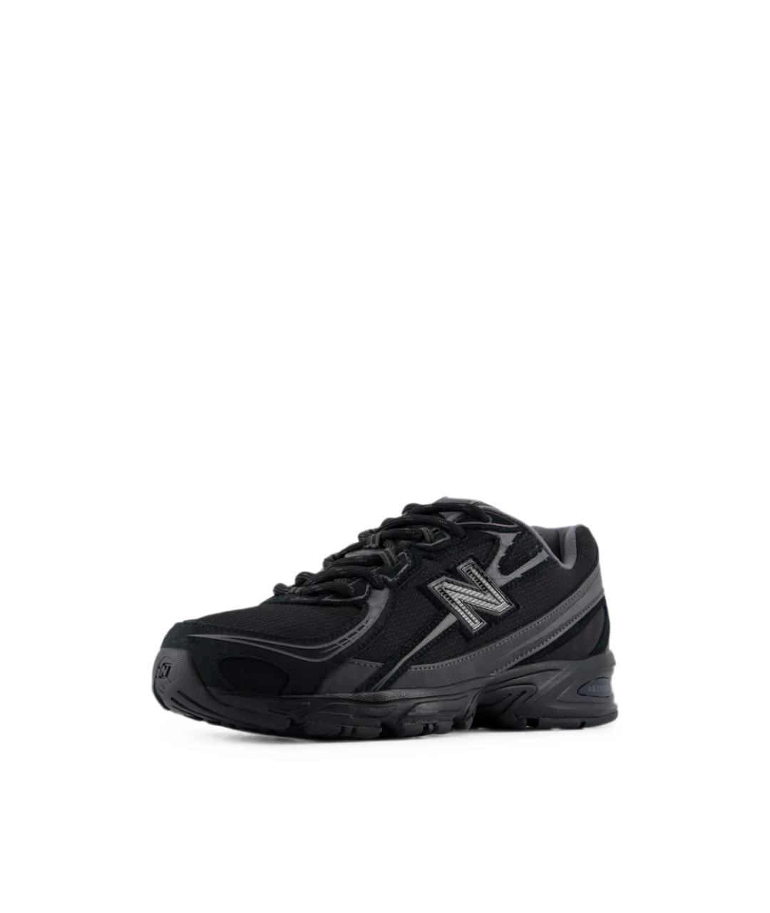 NEW BALANCE Черные замшевые низкие кроссовки / кеды, фото 5