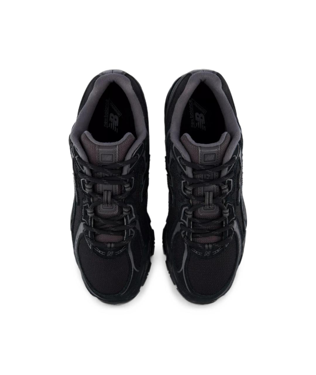 NEW BALANCE Черные замшевые низкие кроссовки / кеды, фото 2