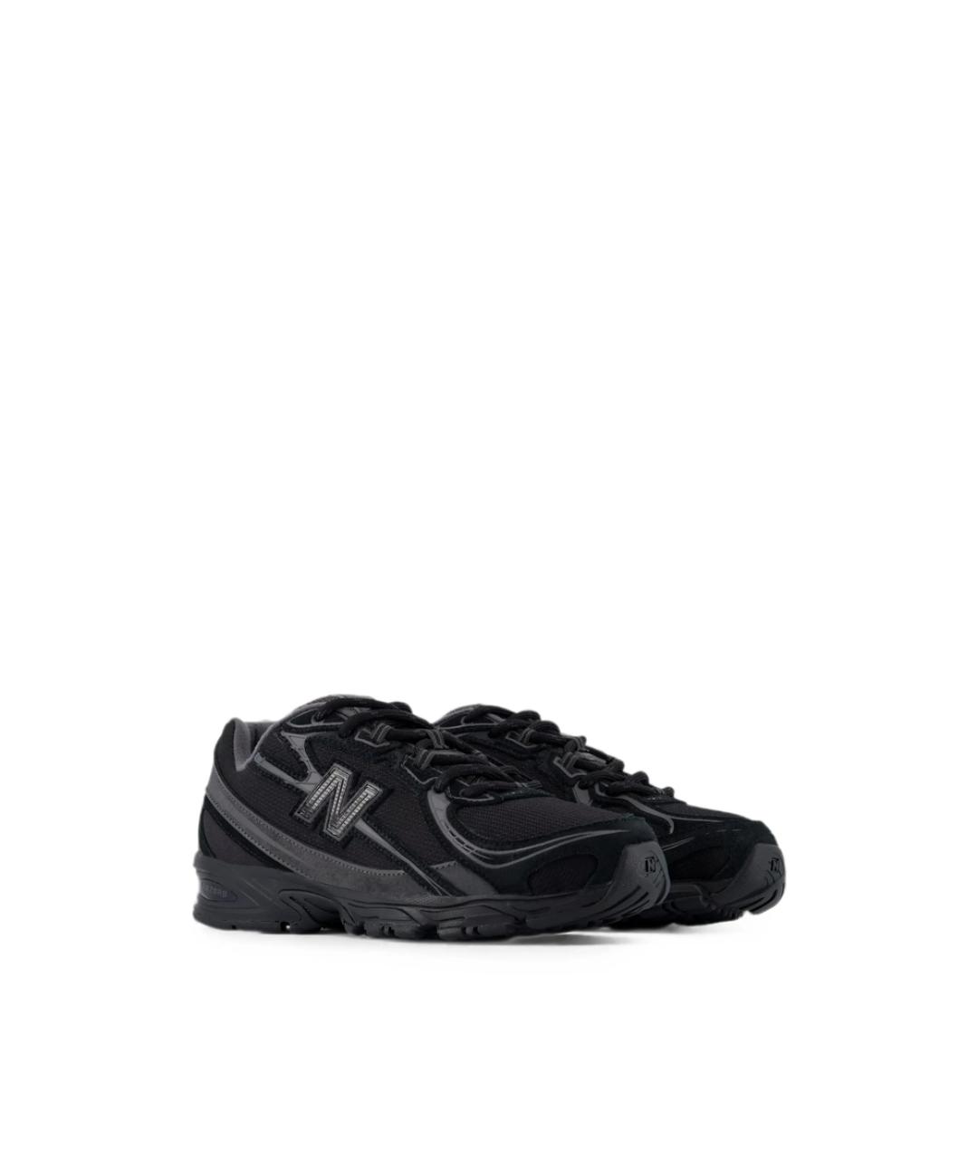 NEW BALANCE Черные замшевые низкие кроссовки / кеды, фото 6