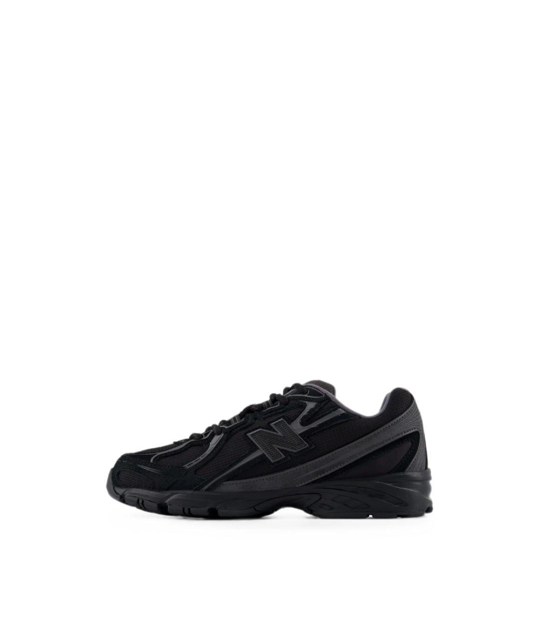 NEW BALANCE Черные замшевые низкие кроссовки / кеды, фото 4