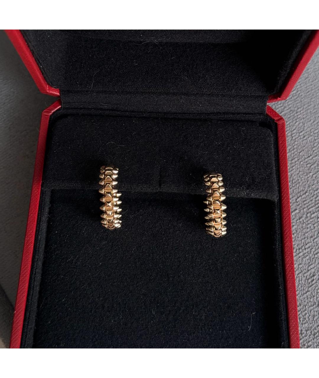 CARTIER Розовые серьги из розового золота, фото 3