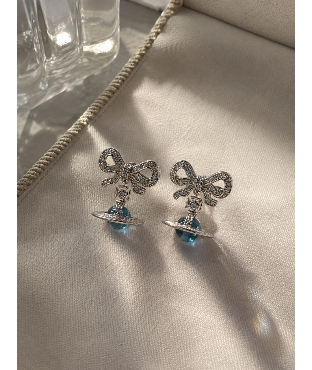 VIVIENNE WESTWOOD Серебряные латунные серьги, фото 8