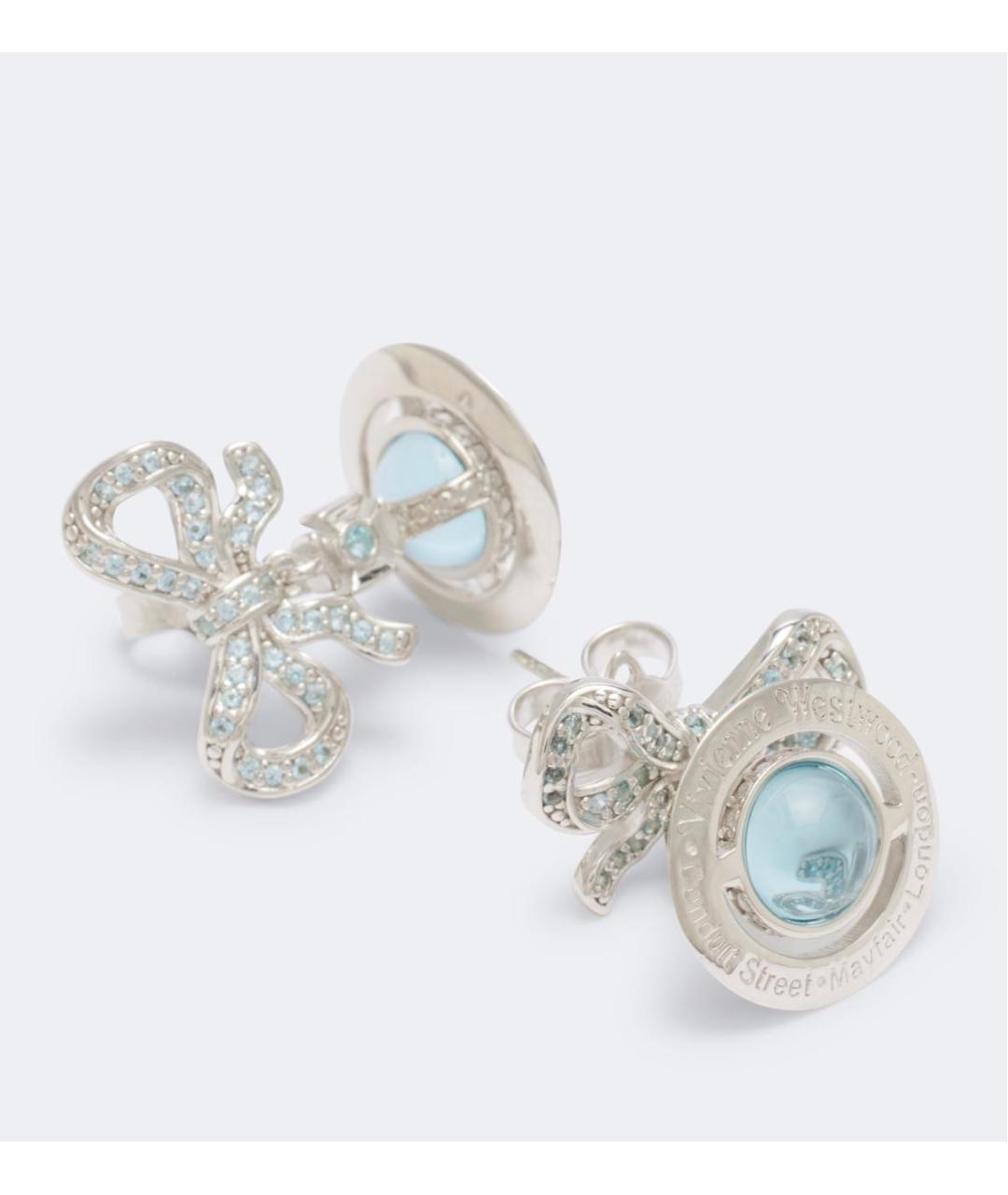 VIVIENNE WESTWOOD Серебряные латунные серьги, фото 4