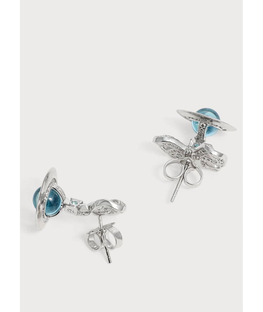 VIVIENNE WESTWOOD Серебряные латунные серьги, фото 5