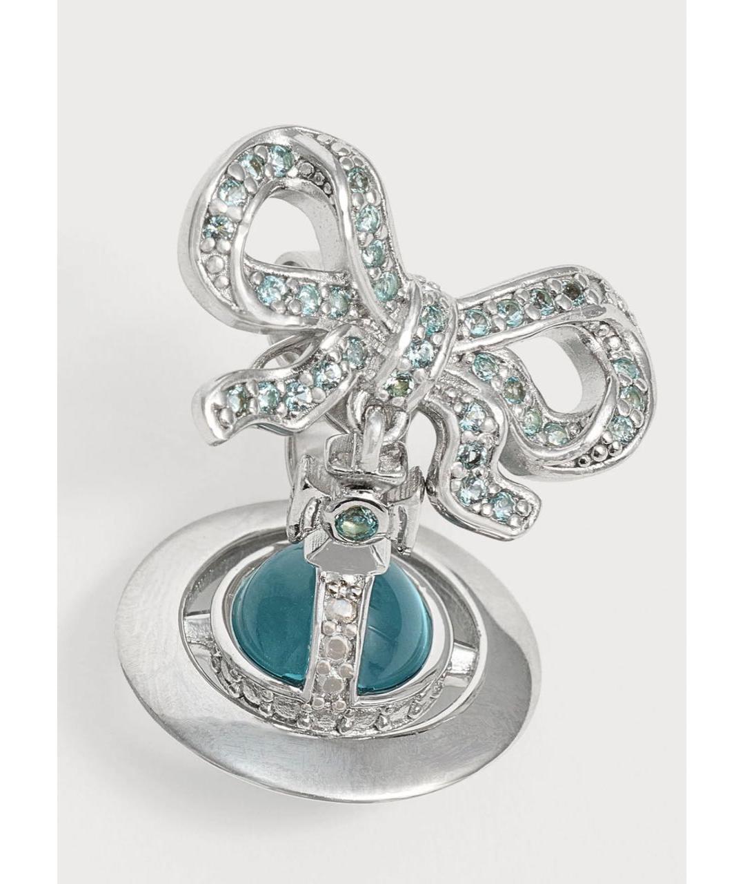 VIVIENNE WESTWOOD Серебряные латунные серьги, фото 3