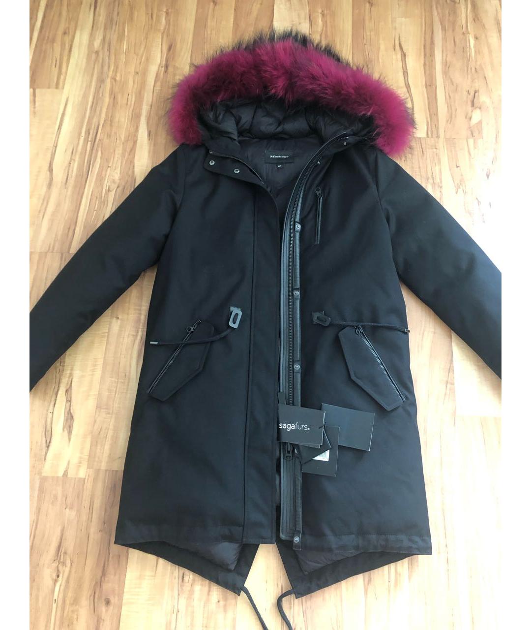 Mackage Черная полиэстеровая парка, фото 5