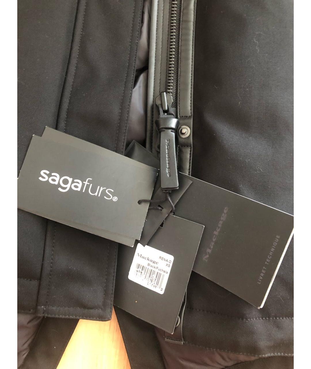 Mackage Черная полиэстеровая парка, фото 2