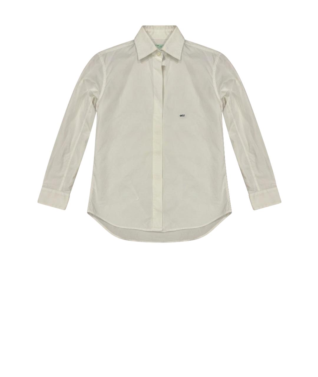 OFF-WHITE Белая хлопковая рубашка, фото 1