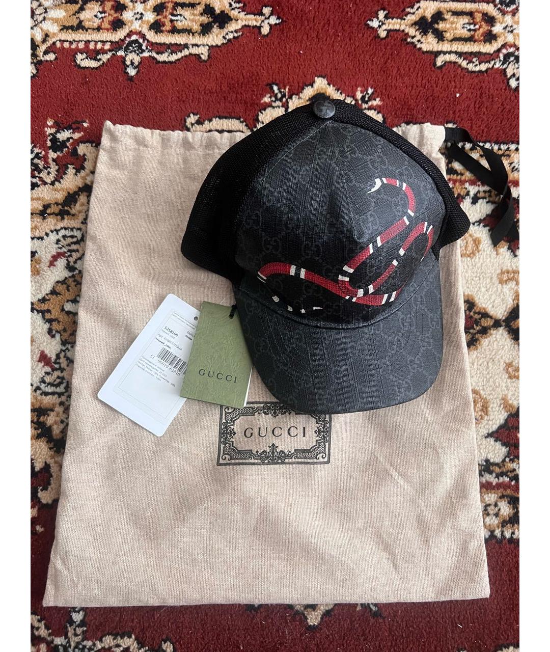 GUCCI Черная кепка/бейсболка, фото 4
