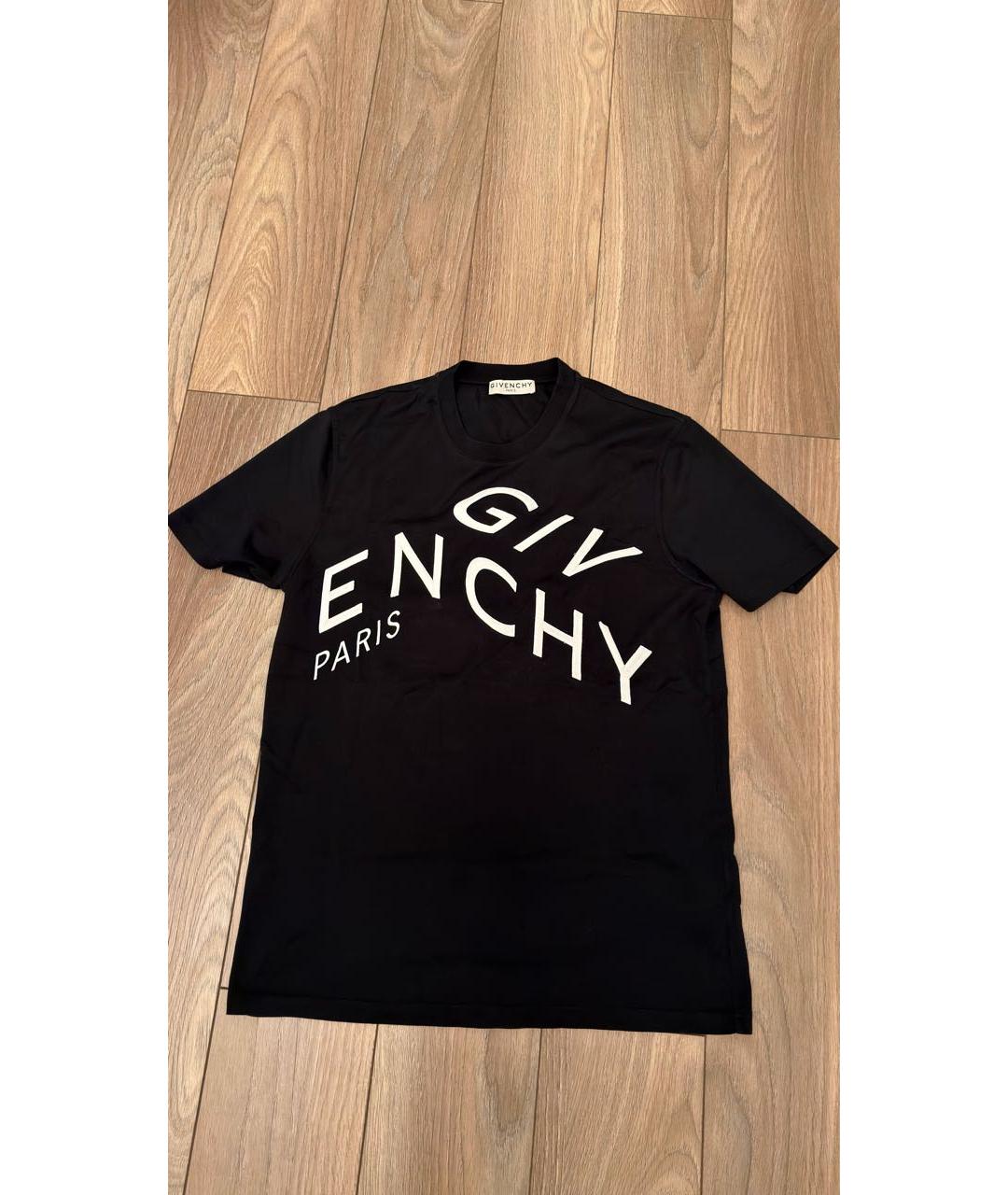 GIVENCHY Черная хлопковая футболка, фото 6