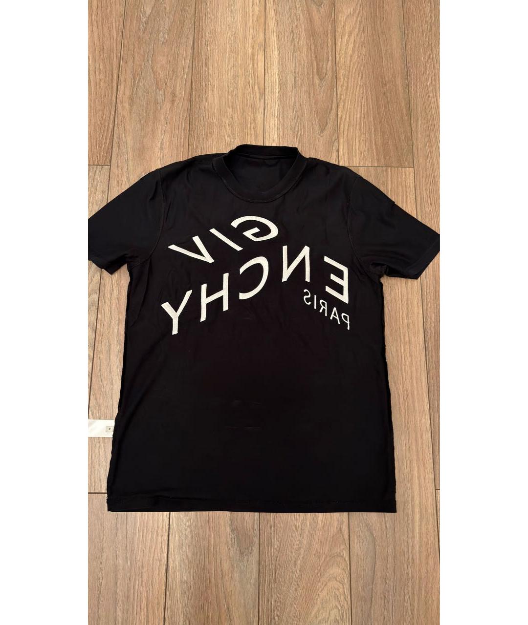 GIVENCHY Черная хлопковая футболка, фото 5