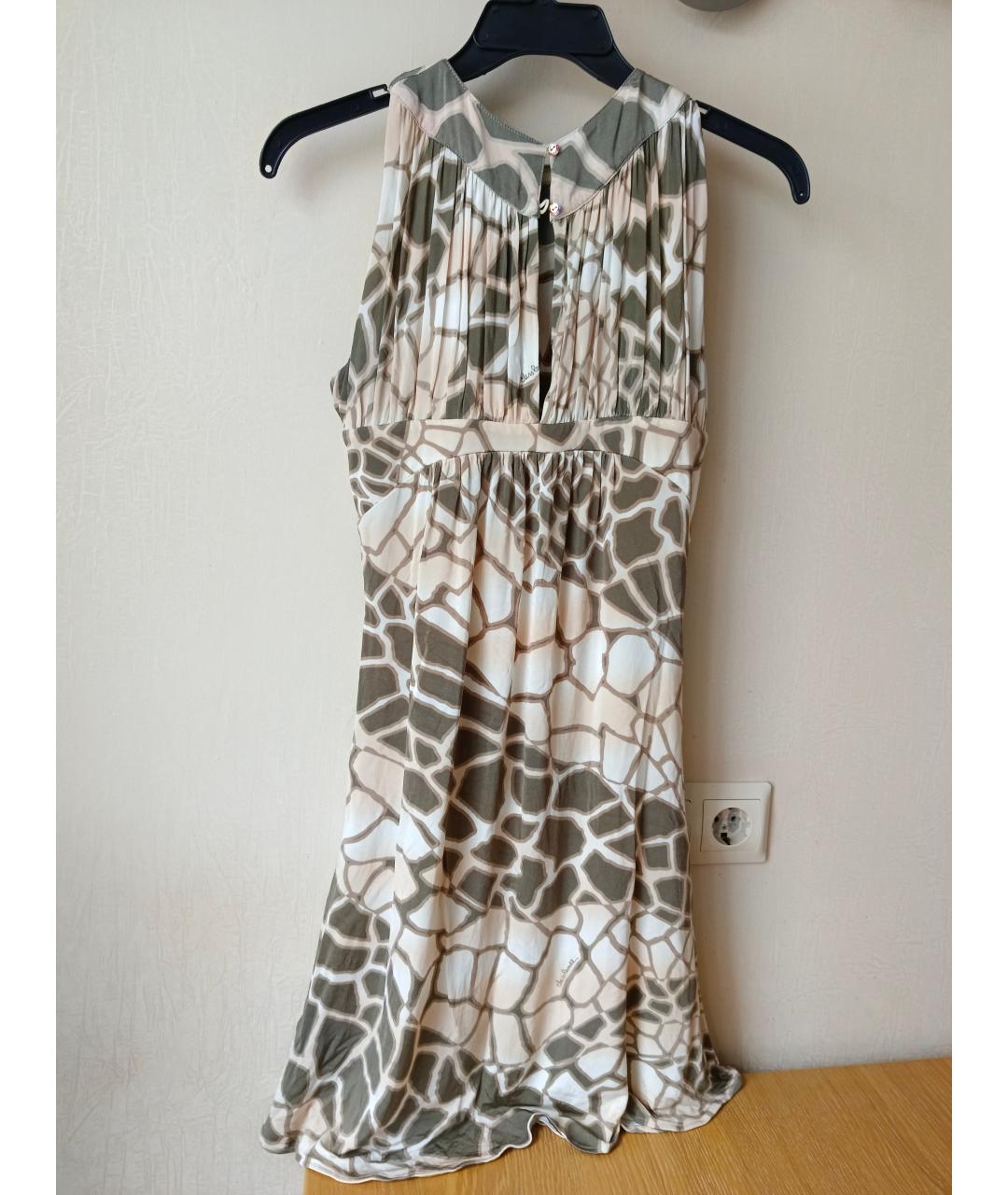ROBERTO CAVALLI Мульти вискозное коктейльное платье, фото 2