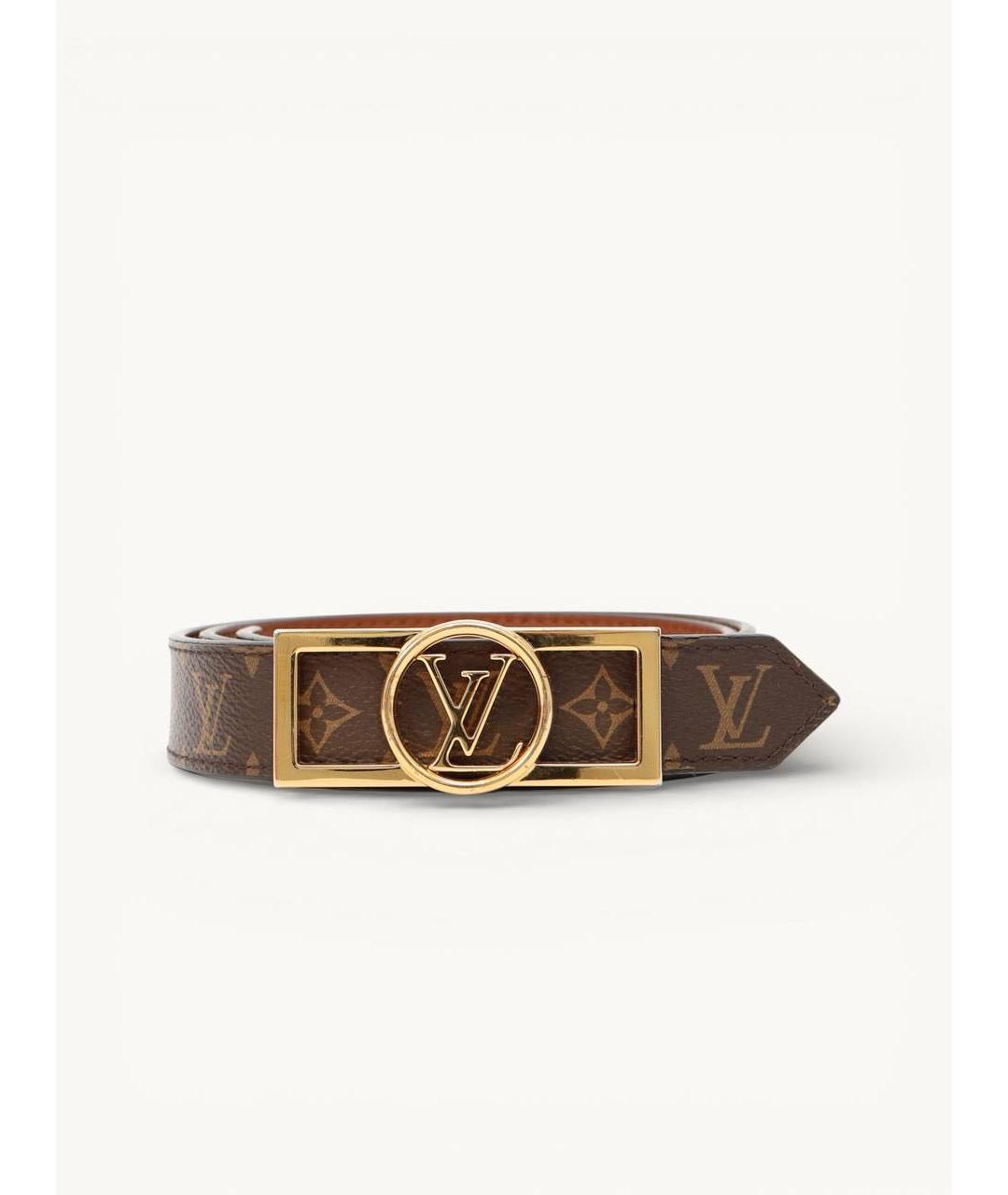 LOUIS VUITTON Коричневый ремень, фото 4