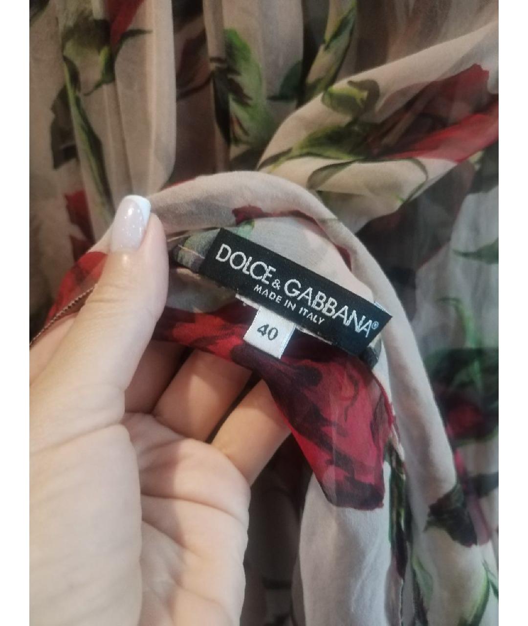 DOLCE&GABBANA Шелковая блузы, фото 4