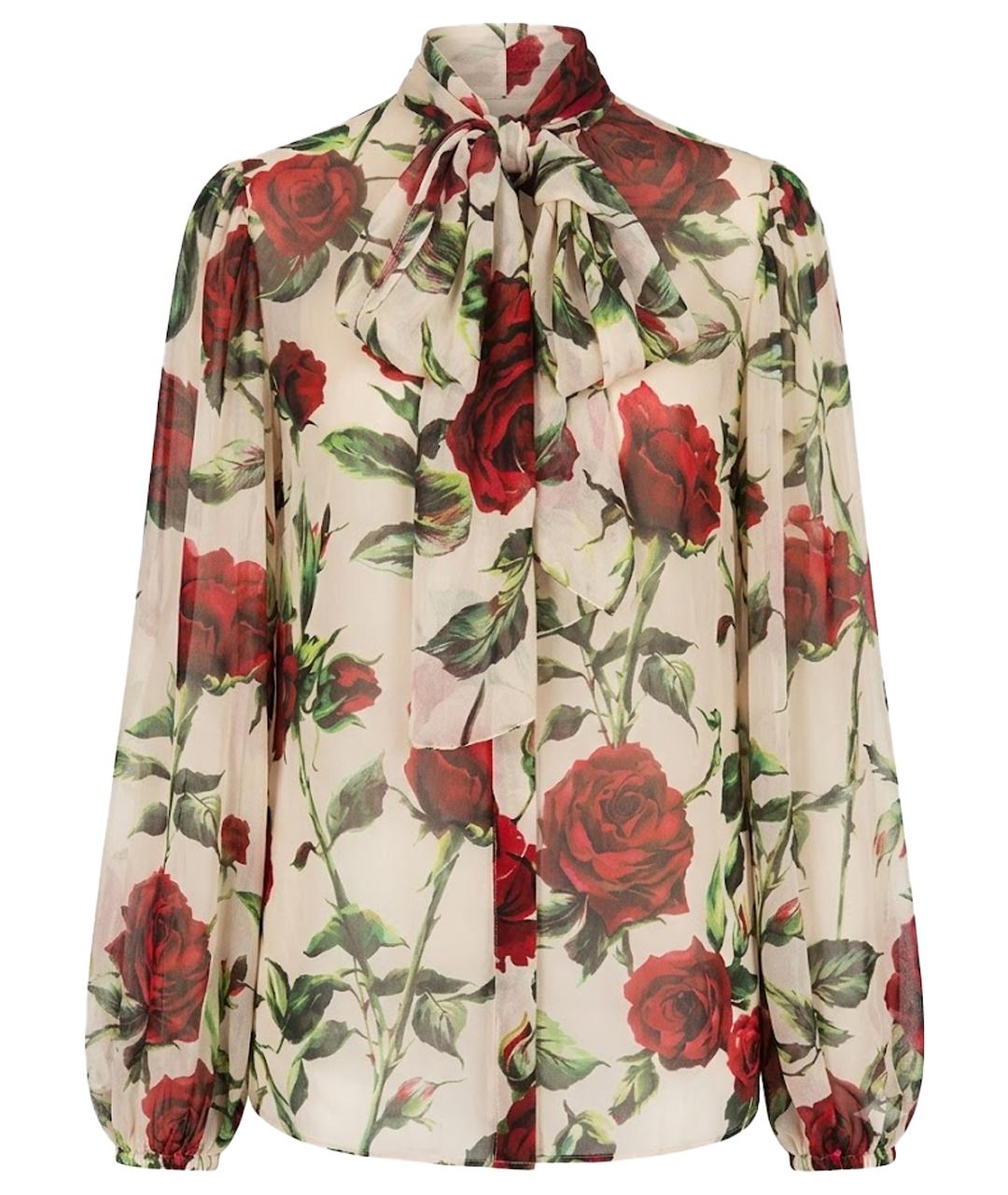 DOLCE&GABBANA Шелковая блузы, фото 1