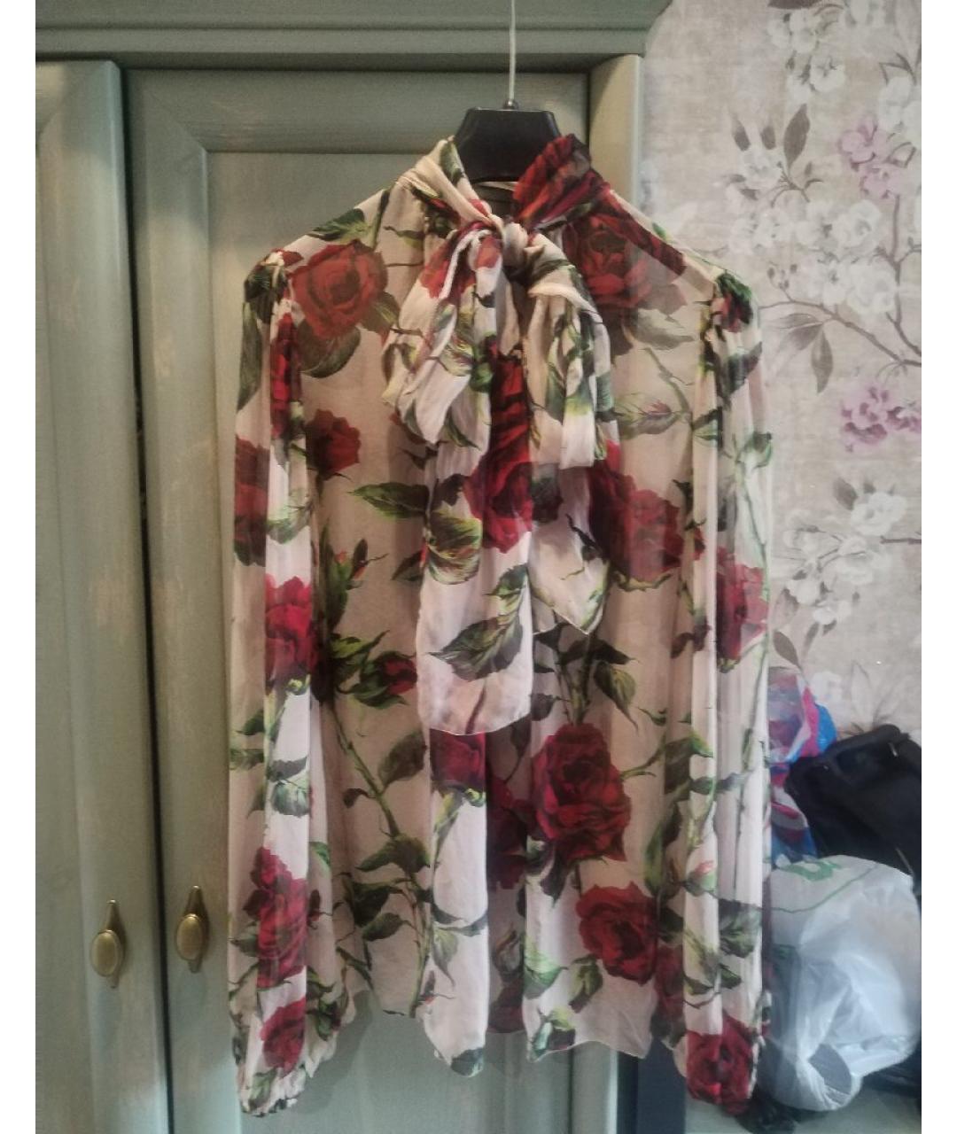 DOLCE&GABBANA Шелковая блузы, фото 6