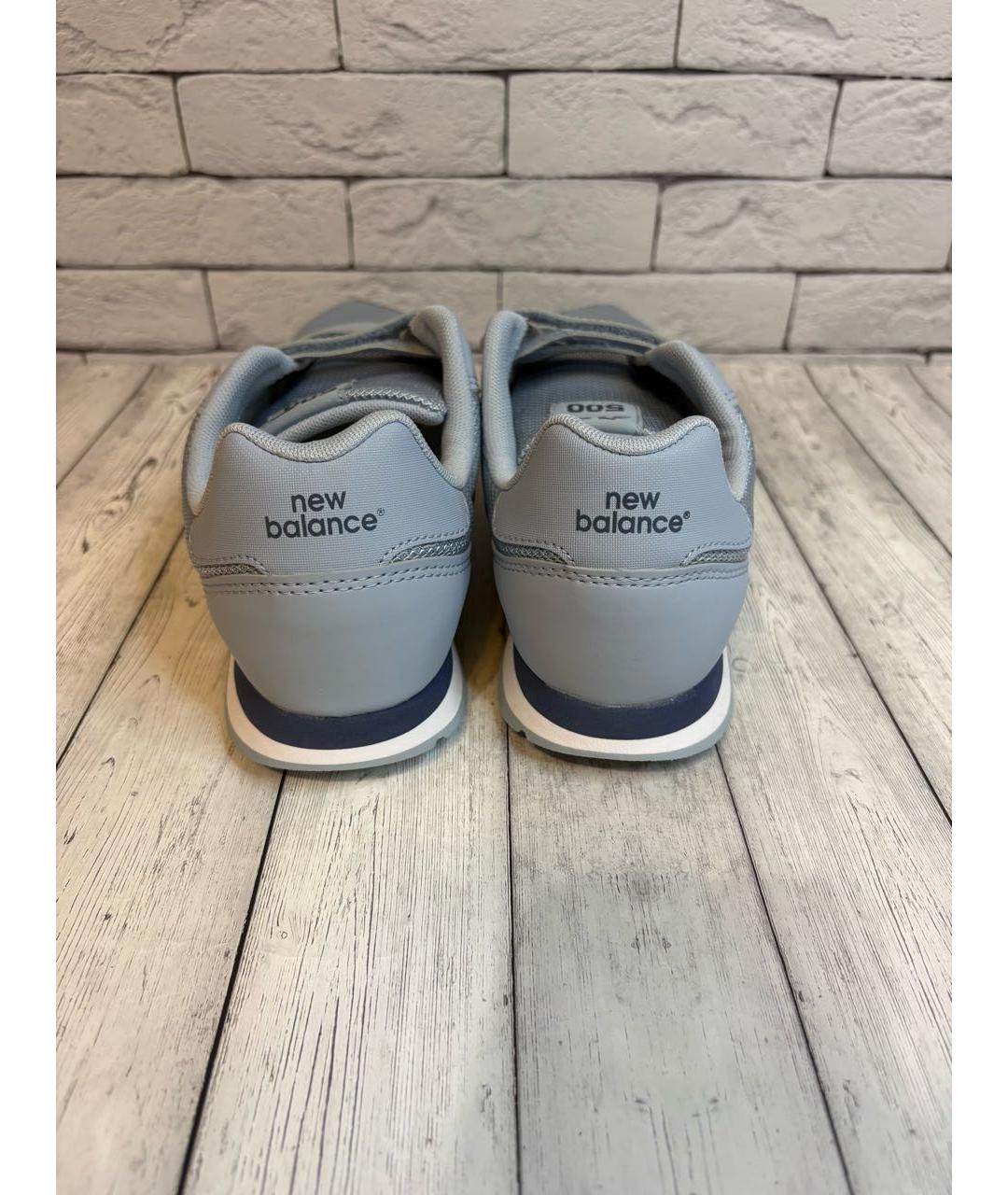 NEW BALANCE Голубые низкие кроссовки / кеды, фото 4