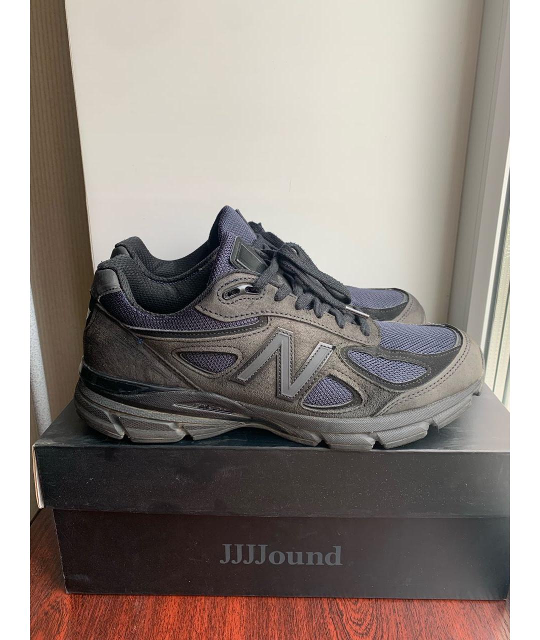 NEW BALANCE Темно-синие замшевые низкие кроссовки / кеды, фото 9