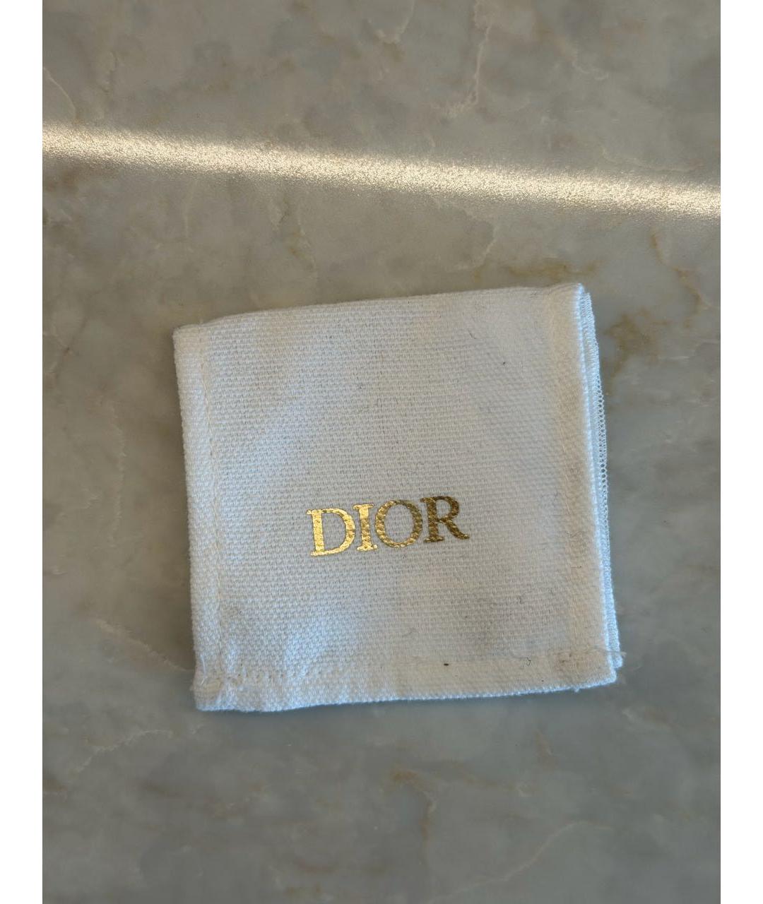 CHRISTIAN DIOR Серебряные латунные серьги, фото 5