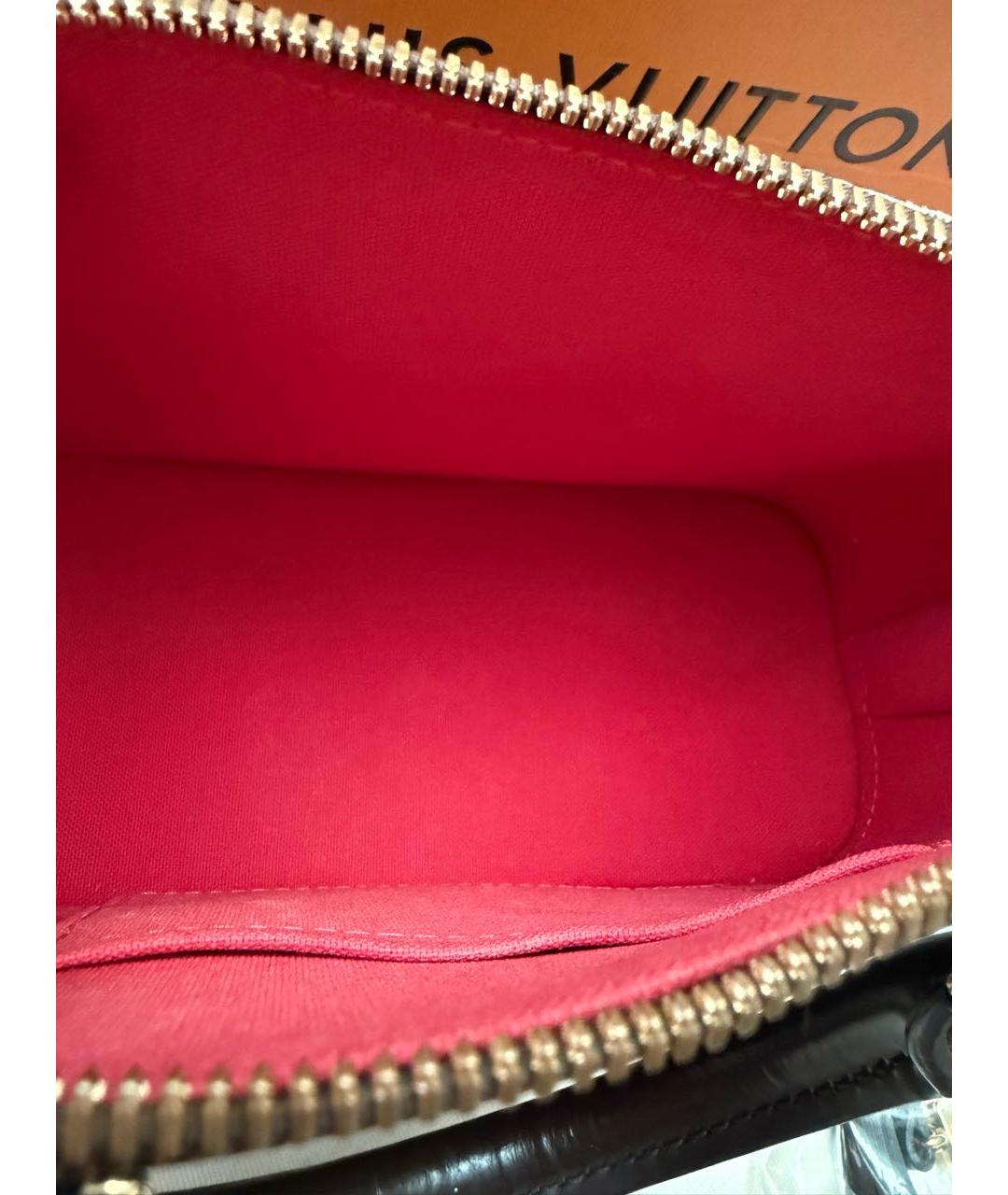 LOUIS VUITTON Коричневая сумка с короткими ручками из канвы, фото 4