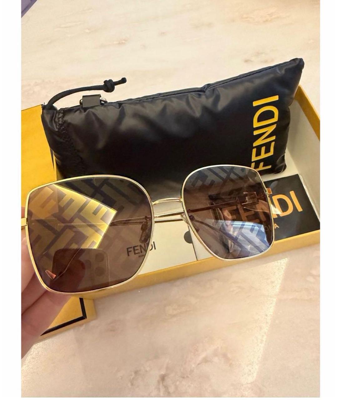 FENDI Мульти солнцезащитные очки, фото 2