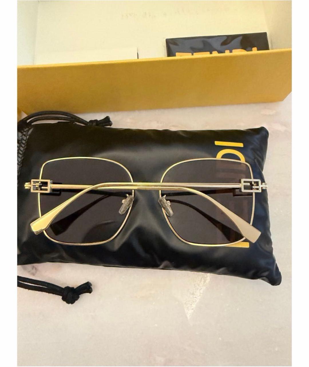 FENDI Мульти солнцезащитные очки, фото 3