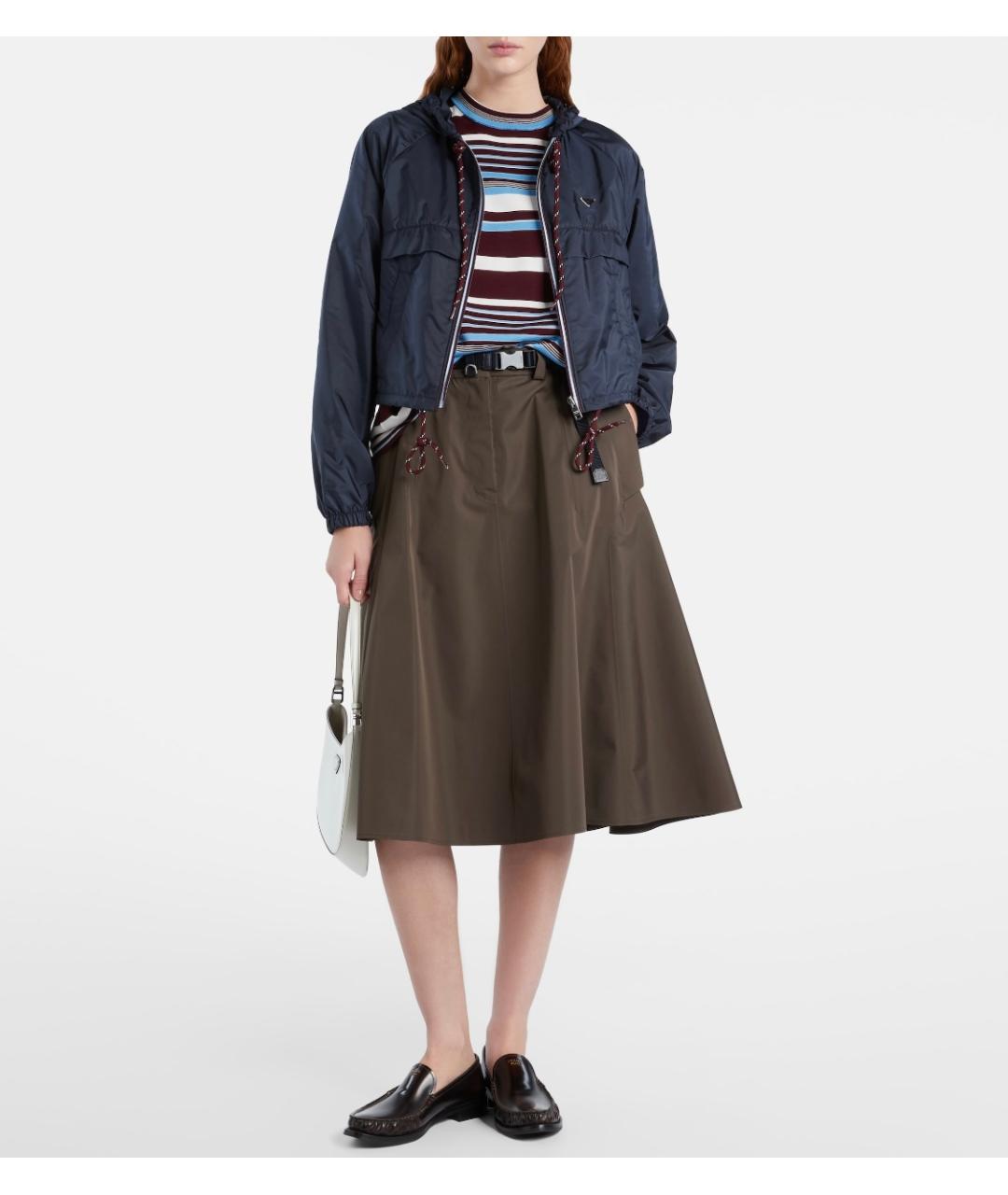 PRADA Мульти хлопковая футболка, фото 2