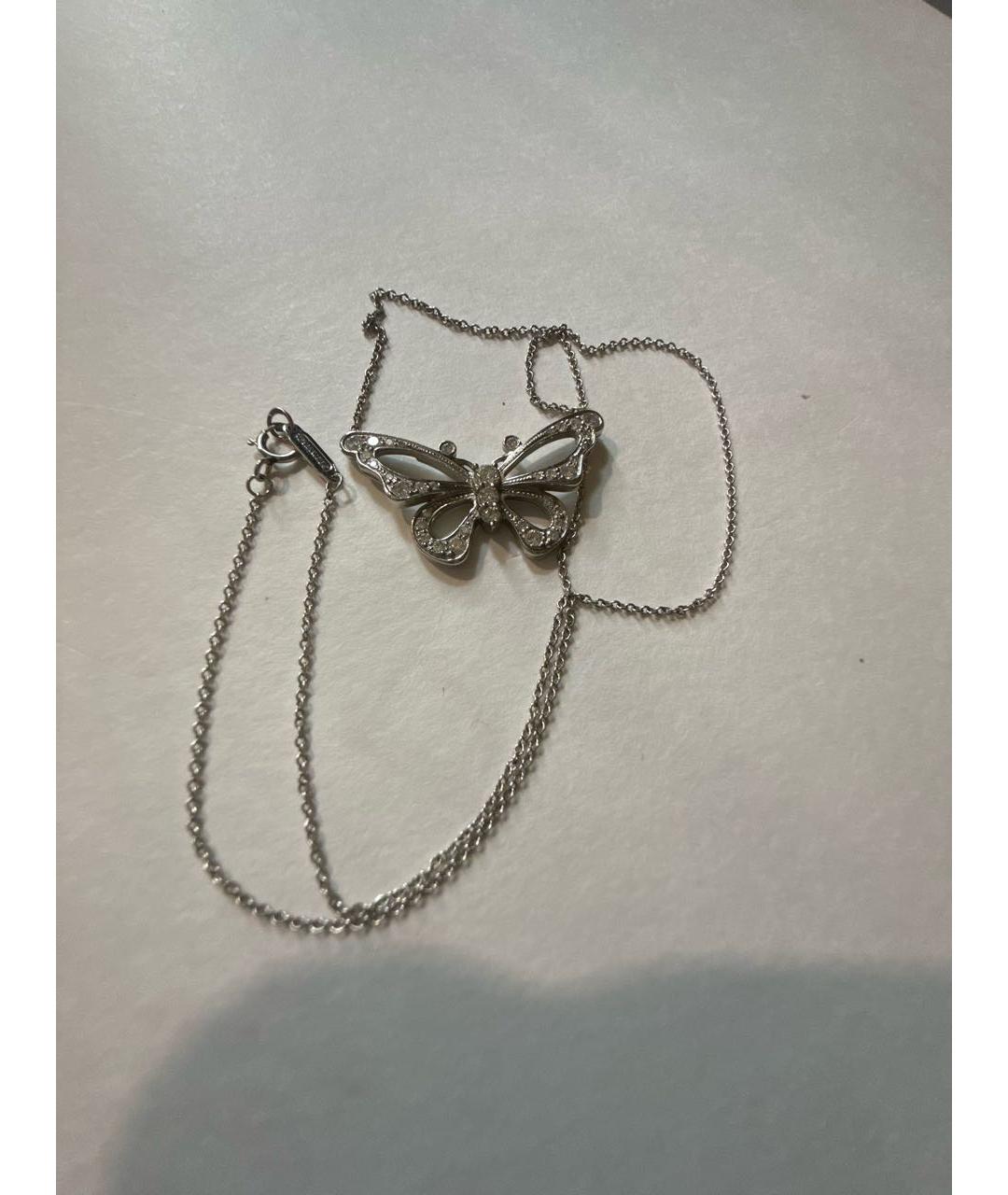 TIFFANY&CO Белая платиновая подвеска, фото 4