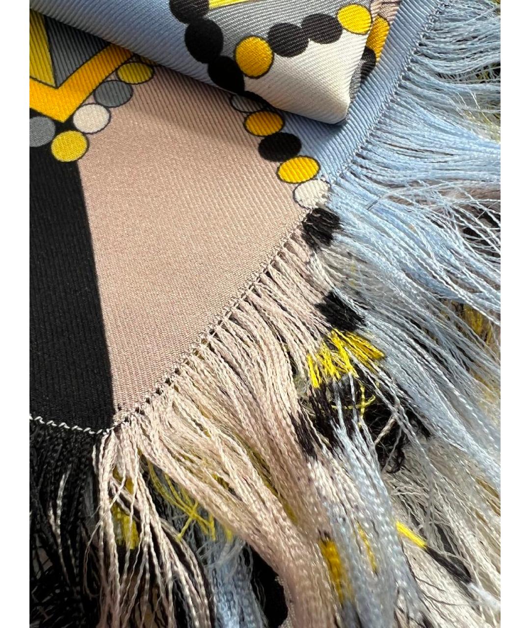 EMILIO PUCCI Мульти шелковый платок, фото 3