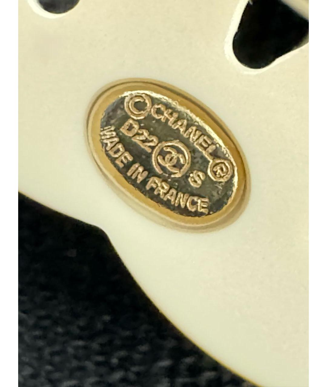 CHANEL Черные серьги, фото 7