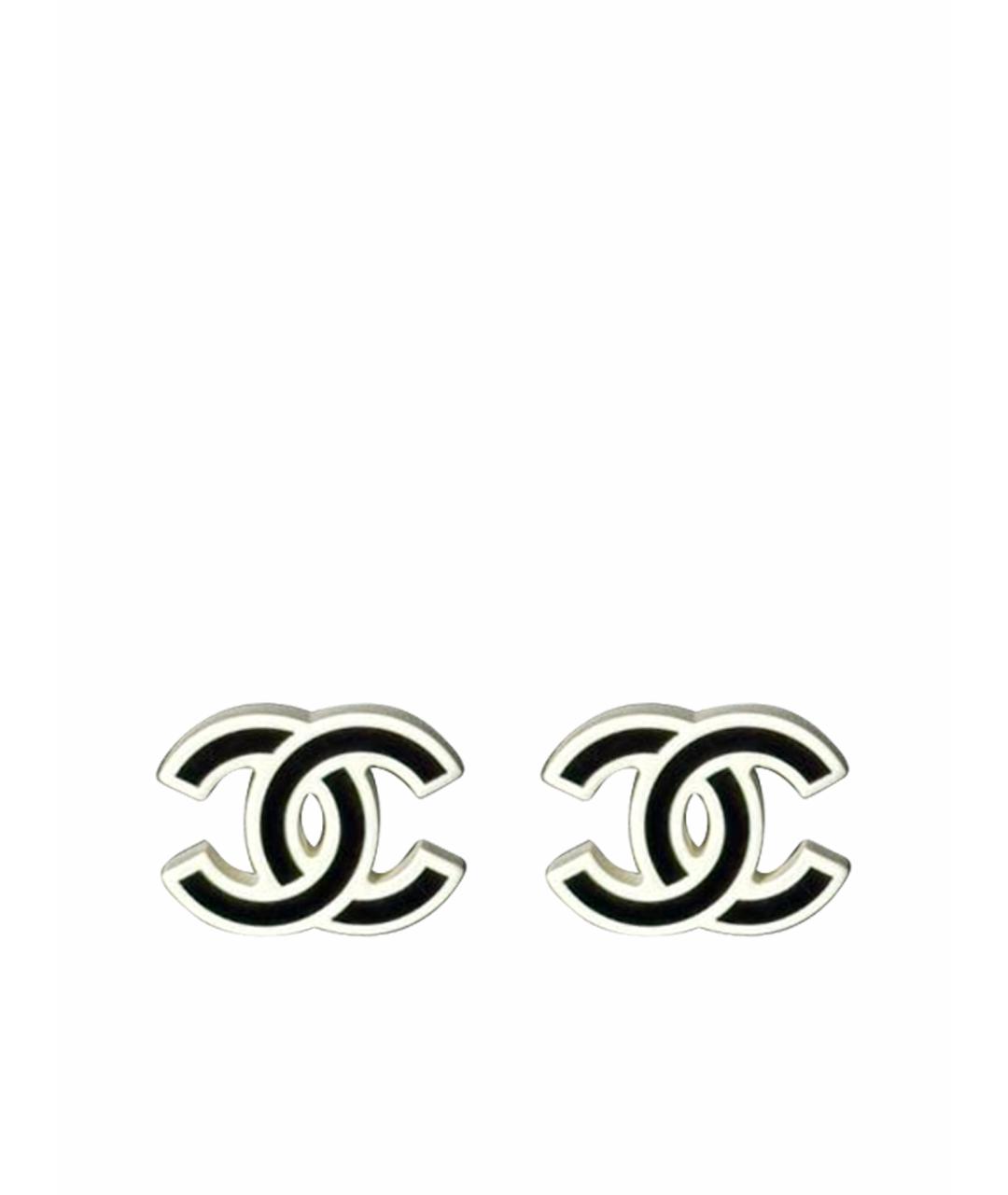 CHANEL Черные серьги, фото 1