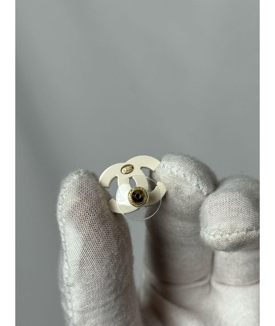 CHANEL Черные серьги, фото 6