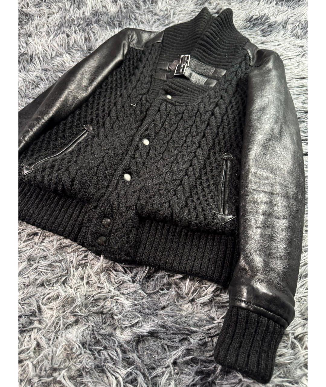 THE KOOPLES Черная кожаная куртка, фото 6