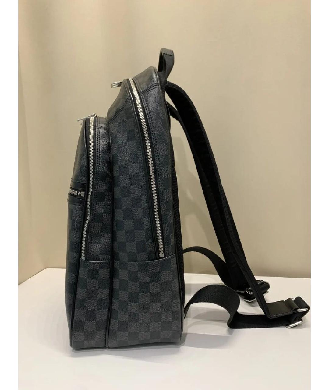 LOUIS VUITTON Серый рюкзак из канвы, фото 2