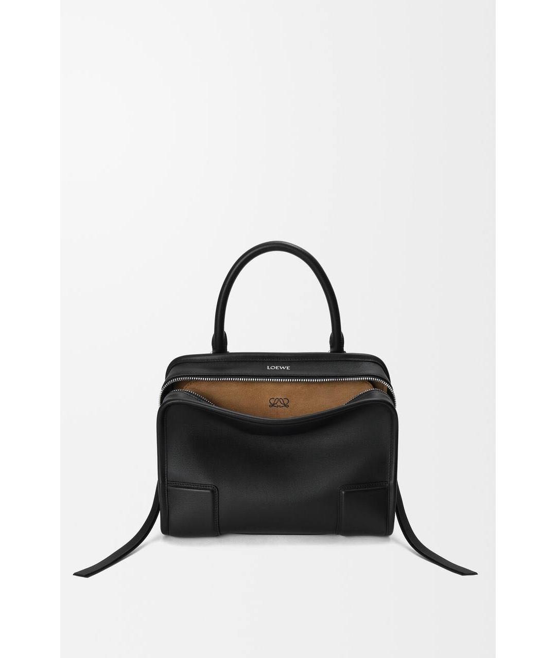 LOEWE Черная кожаная сумка через плечо, фото 8